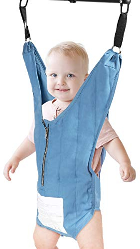 GOPLUS Babyschaukel, Kinderschaukel, Flexible Babyschaukel, tragbare Schaukel für Kinder, waschbare Schaukel für Indoor und Outdoor, Kinderzimmer, 27cm tief, für Kinder von 6 bis 12 Monaten(Blau)