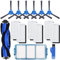 QAQGEAR Ersatz Zubehör für Eufy RoboVac 11S, 12, 15T, 15C, 25C, 30, 30C, 35C Roboter-Staubsauger Ersatzteile (6 Filter + 6 Seitenbürsten + 1 Hauptbürste + 1 Hauptfilter + 1 Reinigungsbürste)