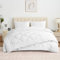 Aisbo Bettdecke 200x200 4 Jahreszeiten - Sommer Winter Bettdecke zum Knöpfen 2teilig Set 200x200cm, dünne leicht 150gsm Sommerdecke und 300gsm Ganzjahresdecke, Vierjahreszeiten Duvet Steppdecke