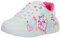 Skechers Street Girls Sneaker, White Synthetic/Neon Multi Trim, 43 EU