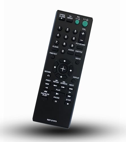 RMT-D197A Universal Ersatz Fernbedienung für Sony RMT-D197P DVP-SR370 DVP-SR320