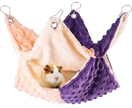 Hamster Hängematte Kleintier-Hängematte, Ratten-Hängematte, Frettchen-Etagenbett, Käfigzubehör, Spielzeug for Hamster, Ratte, Zuckergleiter, Papagei, Meerschweinchen, Versteck, Spielen, Schlafen ( Far