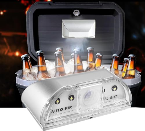 Etomvoop Camping Refrigerator Automatic LED light Cool Box Interior Lamp 4leds Inside Cooler Box Lid Light for Freezer Mini Fridge Camping Accessories