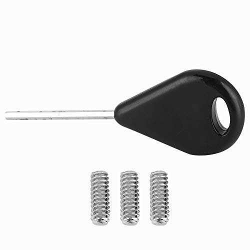 Les Cartes de Surf des Touches Clés La Cale en Alliage en Aluminium Durable avec 3 Vis pour Planches Sac à Dos, Adaptées à Toutes Les Bougies Normales et aux Embouteillages