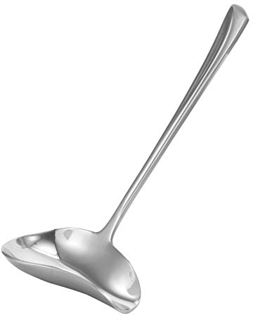 Cabilock 1pièce Cuillère à Sauce Inoxydable Élégante Pour Décoration De Plats Cuillère Unique Pour Gâteaux Et Sauces Ustensile De Cuisine Pratique Et Chic Compatible Lave-vaisselle