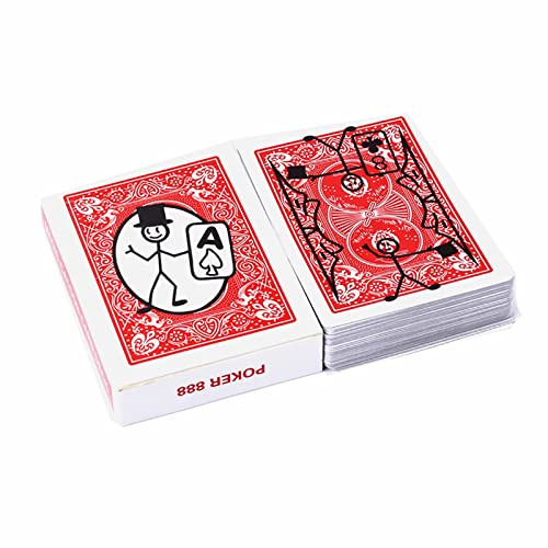 ZQION Jeu de cartes de dessin animé magique - Tours de magie - Cartes à jouer - Gimmick Toon - Animation - Prédiction - Accessoires magiques amusants pour débutants