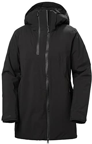 Helly Hansen Active Puffy Jacket, Chaqueta De Esquí Para Mujer, Negro (Black), S