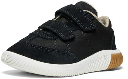 Keen Knx T-Toe Lightweight Double Strap Barefoot Feel Baskets, Noir/Blanc étoilé, 31.5 EU