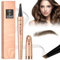 ELF-GRETTER Augenbrauenstift Härchenzeichnung, Microblading Augenbrauenstift Wasserfest mit 4 Gabelspitzen, 3D Eyebrow Pencil Wasserfester, Bauen Leicht Natürliche Eyebrow