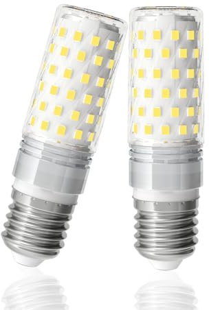 LUTW Lampadina LED E27 Mais, Luce Fredda 6000K, 10W 1510LM Lampadine LED Equivalenti a 130W Alogena, Lampadina E27 a Vite Edison per Lampadario, AC 220-240V, Non Dimmerabile, 2 Pezzi