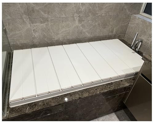 ShAzanz Copertura Vasca da Bagno, Pieghevole Copertura della Vasca da Bagno Vassoi Vasca da Bagno, Pannello Isolante for Spa dei Bagni al Latte, 8 Taglie, Portante 10 kg Pieghevole(120cmx75cmx1cm)