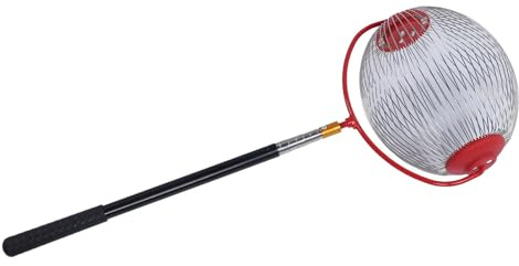 Pissente Nut Gatherer, Acorn Picker Upper Roller Efficient Stainless Steel Fruit Collector for Apples Oranges Pears Pecans Chestnuts with Lightweight Design (Small)