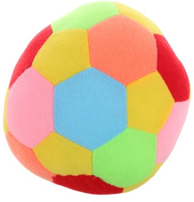 SUPVOX Pelota Sensorial de Peluche Colorida para Bebés y Niños Pequeños, Diámetro 13 Cm, Sonajero Rodante, Juguete de Estimulación Sensorial y Desarrollo Motor, Adecuado para Juego