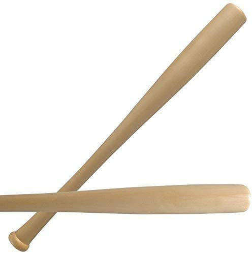 Romaans Heavy Duty Wooden Baseball Rounders Softball Bat 24 24 Inch Pole Full Size