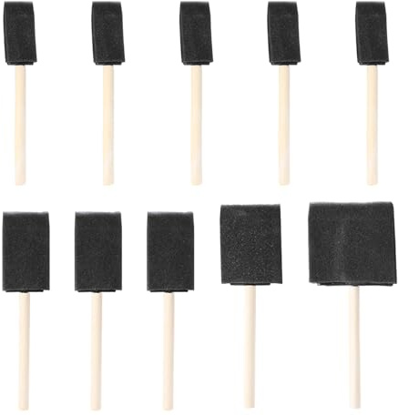 Juego de 10 esponjas de pintura para niños, esponjas acrílicas, para modelismo