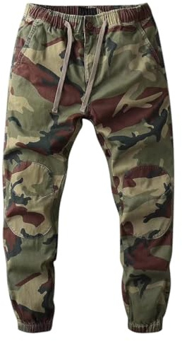 Minetom Pantalon De Jogging Homme Cargo Sport Pantalons De Survêtement Training avec Poches Pantalon De Travail Joggers Activewear Sweatpants B Camouflage 01 L