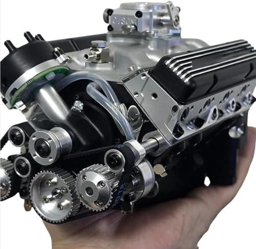 Kit per costruire il proprio staminale auto V-8 kit motore per adulti, 4 tempi 44 cc,V8 Kit motori a gas, benzina Ohv V8 kit modello motore piccolo blocco, kit mini V 8 E-ngine che funziona