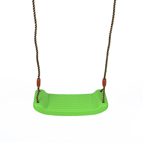 Gartenwelt Riegelsberger Siège de balançoire en plastique - Balançoire de jardin pour enfant - Couleur : vert pomme