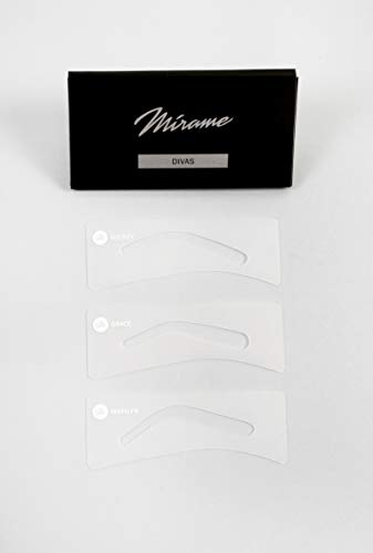 mírame Lashes & brows, Set et kit pour maquillage (pochoir Divas) – 3 unités