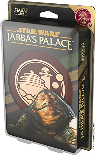 Z-Man Games Atomic Mass Games Star Wars: Jabba's Palace – EIN Liebesbriefspiel, Kartenspiel, ab 10 Jahren, für 2–6 Spieler, 20 Minuten Spieldauer, Mehrfarbig ZLL03