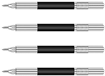 RANRAO Pointe en carbure de tungstène à double extrémité en carbure de tungstène - Marqueur à tracer en acier - Outil à tracer en métal pour tôles métalliques, céramique, verre