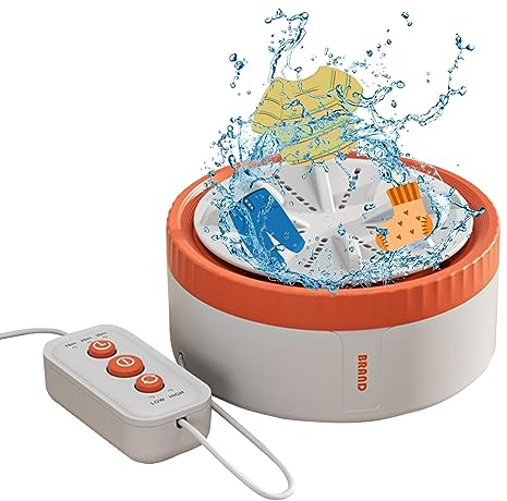 Sink Washing Machine, Mini Washing Machine With Bottom Suction Cups, Portable Washing Machine Ultrasonic With Usb For Travel, Mini Washer For Small Items Of Clothing