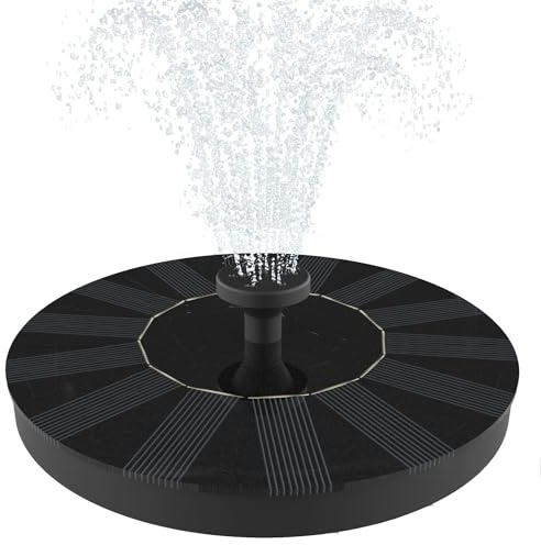 Solatec Solatec soldriven fågelbad fontänpump 1,3 W solpanel kit vattenpump, utomhus vattning nedsänkbar pump för damm, pool, trädgård, akvarium akvarium