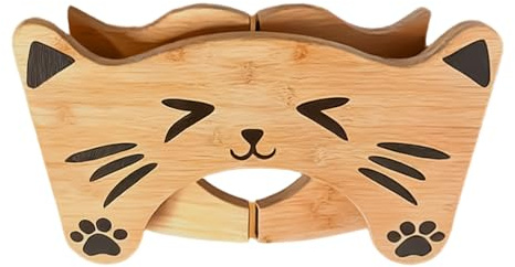 Generico Sgabello Per Toilette In Per Bagno - Sgabello Pieghevole Per Cacca Da 7 Pollici Con Cuscinetti Antiscivolo, ?gabello Resistente A Forma Di C Per Il Bagno | Sgabelli Per WC In Legno,