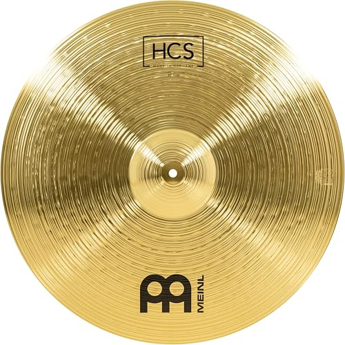 Meinl Cymbals HCS Plato Ride de 22 pulgadas (55,88cm) Platillos de Batería – Latón, Acabado Tradicional (HCS22R)