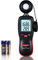 Wintact Compteur de lumière numérique portable avec thermomètre ambiant, portée jusqu'à 200 000 lux, photomètre, test d'intensité lumineuse pour jardin, lampe de croissance LED, photographie