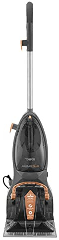Tower T548003 TCW AQUAJET PLUS Carpet Washer with Allergen Removal and 250ml Cleaning Solution, Rose Gold and Grey