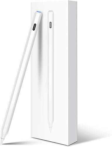 HATOKU Magnetic Wireless Charging Pencil 2nd Generation: Pencil for iPad with Tilt Sensitvity Palm Rejection-Stylus Pen Compatible with iPad 6-10, Air 3-5/Mini 5-6/Pro 11/12.9