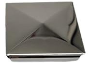 EKalgretrA Quadratische Verschlusskappe, Pfostenkappe, praktische quadratische Pfostenabdeckungen, Gartenzaunzubehör Kappen Zaunpfosten(1pcs 50mm)