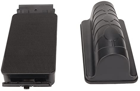Yctze Cepillo de Rium Magnético Flotante, Raspador de Algas Pescado Vidrio con Raspadores Dobles, Negro (Black)