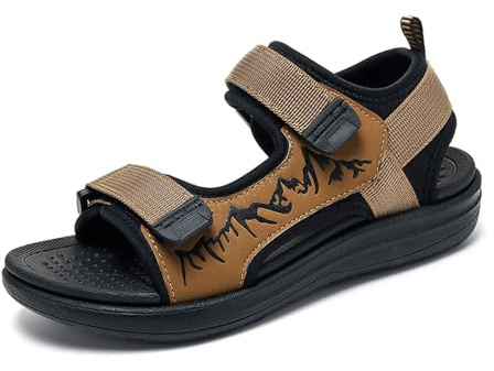 Generisch Sandalias para niños y jóvenes, sandalias de verano anchas, sandalias de trekking, sandalias descalzas, para exteriores, trekking, sandalias para niños, zapatos descalzos, sandalias de playa