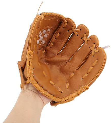 SPYMINNPOO Field Master Guante de Béisbol y Softbol para Niños, Jóvenes y Adultos, Diseño Ergonómico, Simple y Elegante, para Entrenamiento y Juegos de Béisbol (Brown)