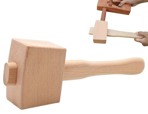 Martello in legno – Martello in legno | Martello da falegname | Martello per la lavorazione del legno | Martello da intaglio in legno | Martello da carpentiere multifunzione | Martello portatile in