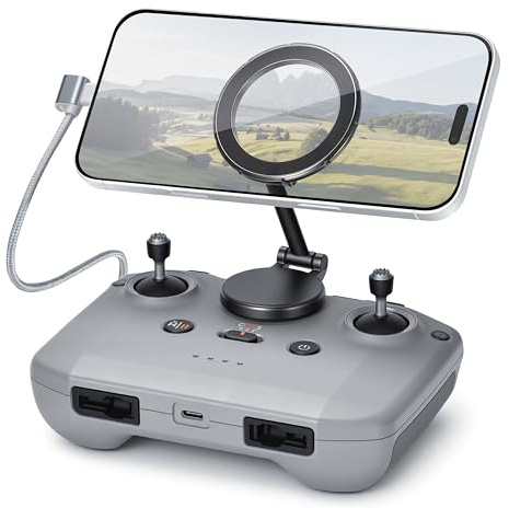STARTRC Justerbar magnetisk mobiltelefonhållare för RC-N1/N2/N3 fjärrkontroll för Neo, Mini 4 Pro/4K/3/2/2 SE Air 3S/3