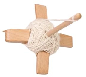 MOHUIED Fuso a Mano in Legno Strumento for filare a Mano con Fuso a Goccia Fuso a in Legno Multifunzionale for Tessitura di Filati in Lana Artigianale all'Uncinetto