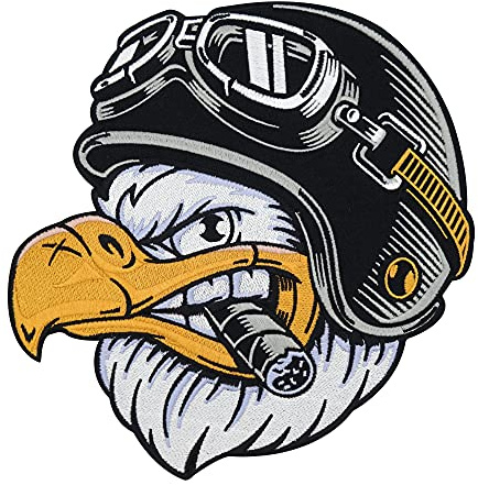 Finally Home Toppa termoadhesiva – Grande Aquila da Biker | Moto Patch termoadesivo, Giubbotti Patch da stirare, America USA Toppa Schiena, Motocicletta Toppa da cucire Uomo