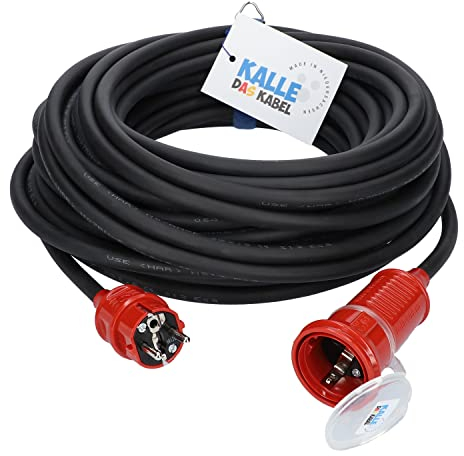 Verlängerungskabel Kalle Classic Colour 3G 2,5mm² rot 50 Meter