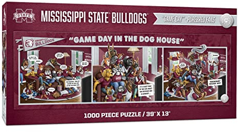YouTheFan NCAA Mississippi State Bulldogs Game Day in The Dog House 1000pc Puzzle