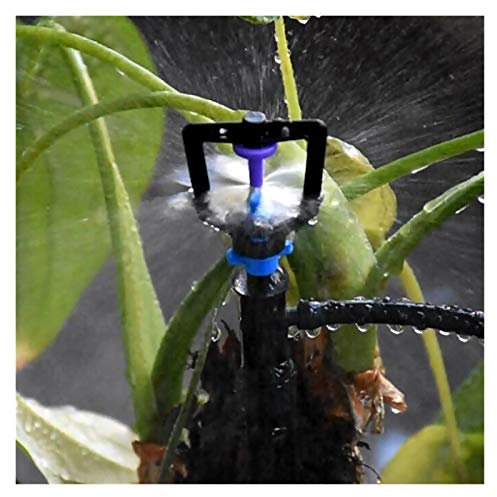 LRJSKWZC Buse de brumisation d'irrigation de jardi Arroseur d'arrosage de jardin Sprinkler anti-goutte anti-goutte d'eau Sprinkler Sprinkler 60pcs