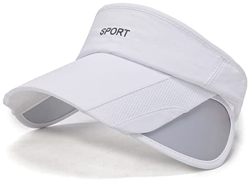 YAMEE Cappello con Visiera Donna con Tesa Larga Retrattile,Berretto Uomo con Visiera Regolabile,Cappello Unisex da Spiaggia Protezione Solare UV,Cappello da Sole Donna Traspirante,per Campeggio,Corsa
