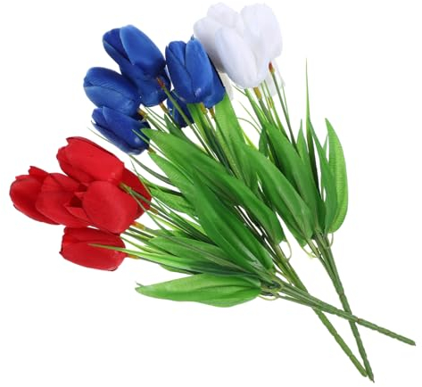 CORHAD 3stücke Künstliche Tulpen Blumen Deko Für Hochzeiten Partys Und Wohnräume Langlebige Pflegeleichte Kunstblumen Für Kreative Blumenarrangements