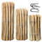 Staketenzaun Gartenzaun Holzzaun Zaunlatte Zaunrolle aus Haselnussholz Ekogarden H-120cm, Abstand-3/5cm, L-5m (80 cm / 3-5 cm / 5 m)