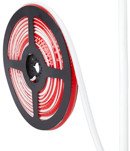 GORGECRAFT 5 m självhäftande tätningstejp 8 mm vit vattentät tätningslist skala och klistra på rulle flexibel triangelgjutning trim tätningstejp för spis handfat badrum hörn keramisk kakelkant