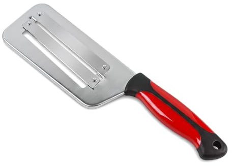 1 Pezzo Taglia Cavolo Cappuccio in Acciaio Inossidabile, Mandolina per Verdure a Doppia Lama, Coltello Affetta Verdure per Insalate e Patate, Manico in Silicone Antiscivolo, 33cm