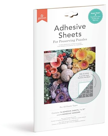 Galison 9780735373198 Puzzle Glue Sheets