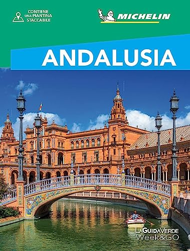 Andalusia - Guida Turistica Michelin con Mappa Geografica Ripiegabile | Esplora la Bellezza del Sud della Spagna | Viaggi e Avventure